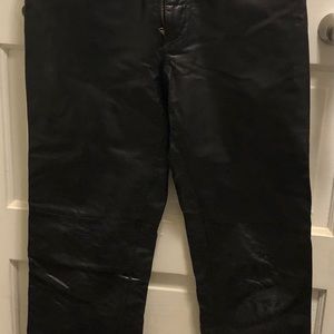 Leather pants